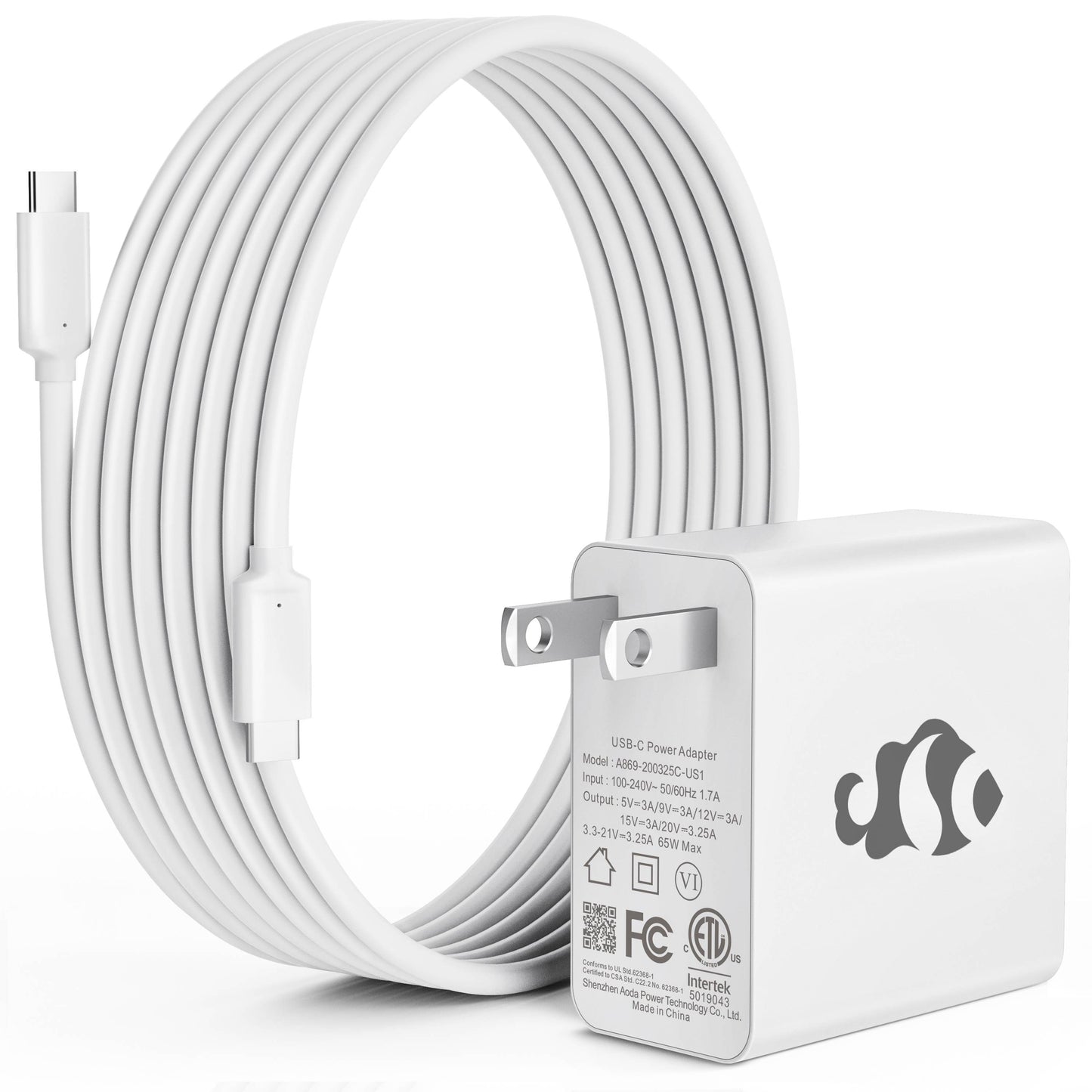 HESVAP USB-C 65W/100W PD Laptop Charger