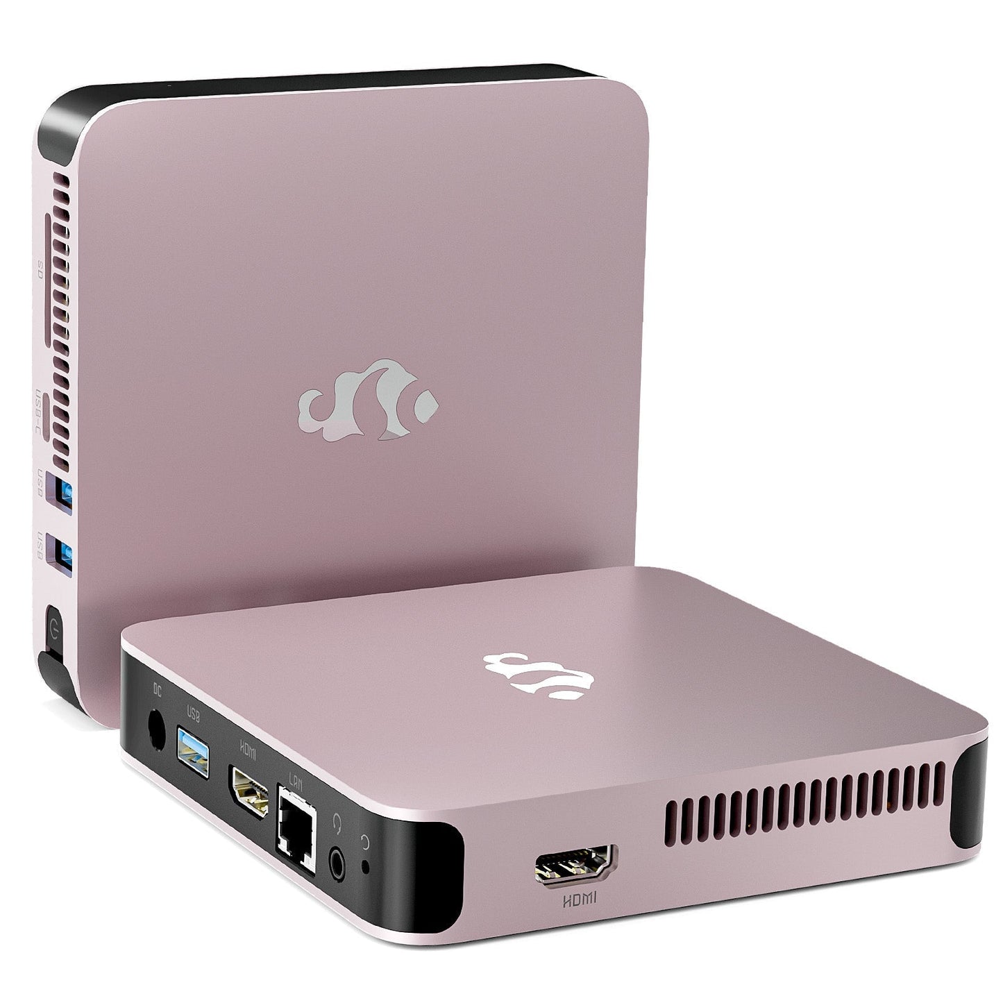 HESVAP Minipc DNB1 (In Metal) Intel N100 Processor for Home and School 16GB - 512GB - Pink