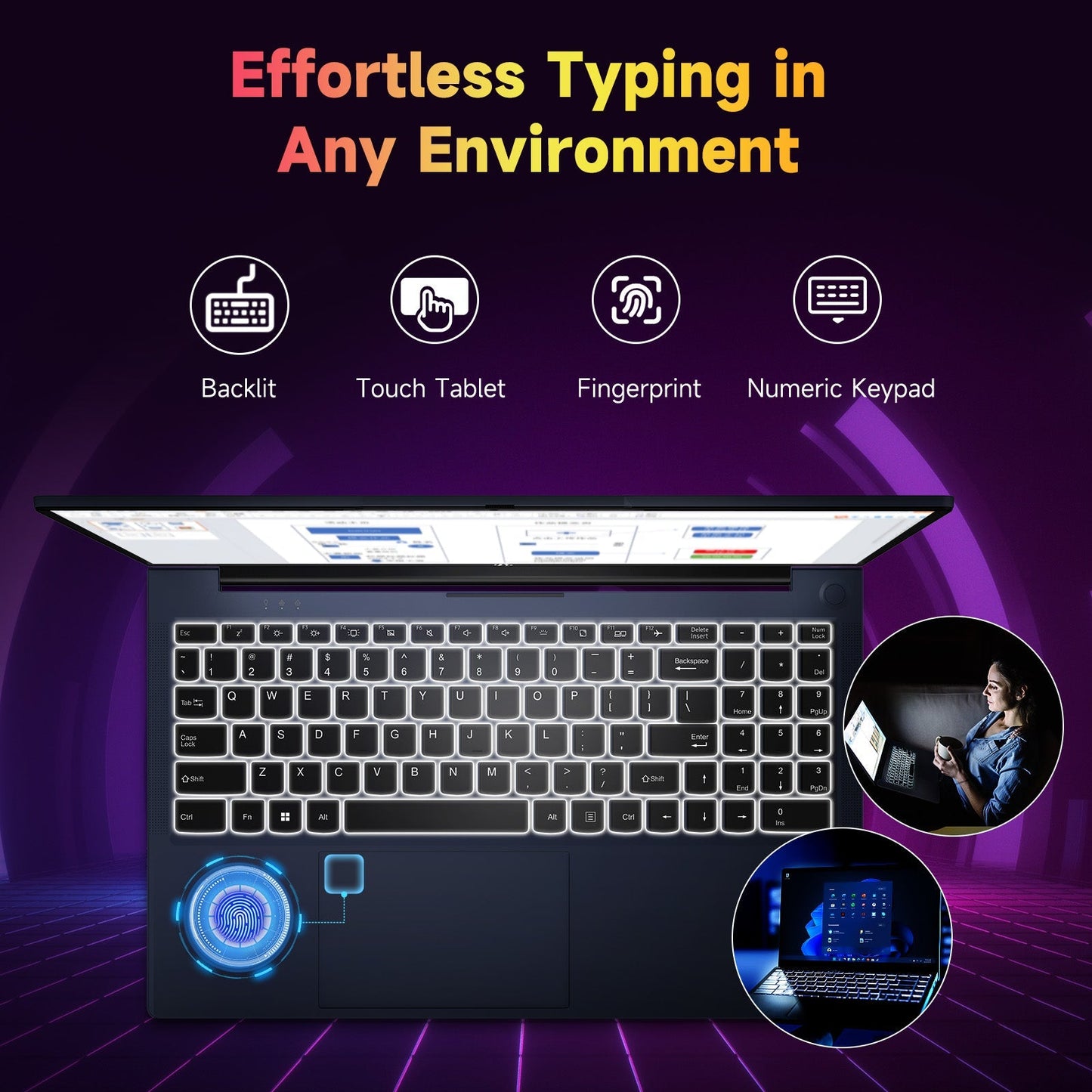 HESVAP 15.6 FHD N152 AMD R5 3500U | Fast Charger & Fingerprint Sensor Student Laptop-32GB-Blue