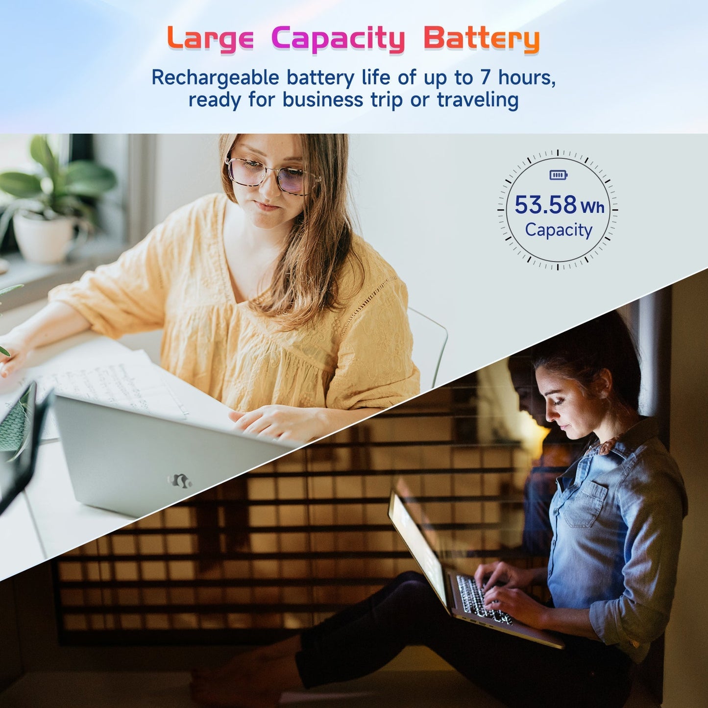 HESVAP 17.3 FHD N171 I3-1215U Laptop for Student and Business-32GB-Silver-1TB