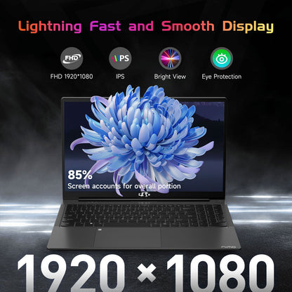 HESVAP 15.6" N151 FHD laptop for Home and School-16GB-Gray