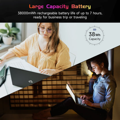 HESVAP 15.6" N151 FHD laptop for Home and School-16GB-Gray