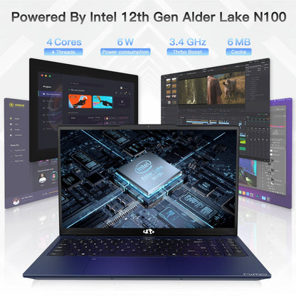 HESVAP 15.6" N151 FHD laptop for Home and School-16GB - Red